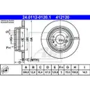 ATE 24.0112-0120.1 Bremsscheiben 2 Stück BMW