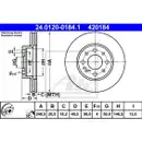 ATE 24.0120-0184.1 Bremsscheiben 2 Stück FIAT