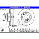 ATE 24.0109-0127.1 Bremsscheiben 2 Stück MAZDA