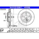ATE 24.0122-0208.1 Bremsscheiben 2 Stück MERCEDES-BENZ