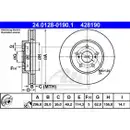 ATE 24.0128-0190.1 Bremsscheiben 2 Stück TOYOTA