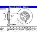 ATE 24.0128-0192.1 Bremsscheiben 2 Stück ALFA ROMEO