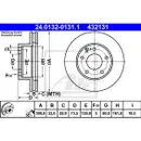 ATE 24.0132-0131.1 Bremsscheiben 2 Stück FIAT