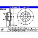 ATE 24.0109-0137.1 Bremsscheiben 2 Stück PEUGEOT