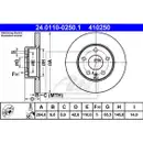 ATE 24.0110-0250.1 Bremsscheiben 2 Stück OPEL