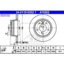 ATE 24.0110-0202.1 Bremsscheiben 2 Stück BMW