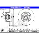 ATE 24.0110-0210.1 Bremsscheiben 2 Stück AUDI