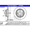 ATE 24.0110-0302.1 Bremsscheiben 2 Stück MAZDA