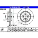 ATE 24.0111-0158.1 Bremsscheiben 2 Stück VOLVO
