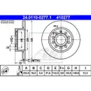 ATE 24.0110-0277.1 Bremsscheiben 2 Stück VW
