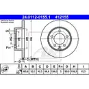 ATE 24.0112-0155.1 Bremsscheiben 2 Stück RENAULT