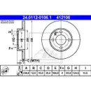 ATE 24.0112-0106.1 Bremsscheiben 2 Stück VW