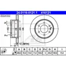 ATE 24.0116-0121.1 Bremsscheiben 2 Stück MERCEDES-BENZ
