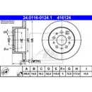 ATE 24.0116-0124.1 Bremsscheiben 2 Stück FIAT