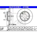 ATE 24.0113-0185.1 Bremsscheiben 2 Stück PEUGEOT