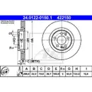 ATE 24.0122-0150.1 Bremsscheiben 2 Stück VW