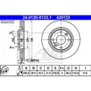 ATE 24.0120-0133.1 Bremsscheiben 2 Stück PEUGEOT