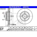 ATE 24.0122-0172.1 Bremsscheiben 2 Stück FORD
