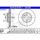 ATE 24.0122-0197.1 Bremsscheiben 2 Stück FIAT