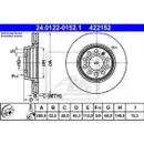 ATE 24.0122-0152.1 Bremsscheiben 2 Stück AUDI