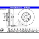 ATE 24.0124-0152.1 Bremsscheiben 2 Stück OPEL