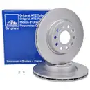ATE 24.0122-0210.1 Bremsscheiben 2 Stück VW