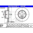 ATE 24.0124-0197.1 Bremsscheiben 2 Stück BMW