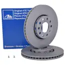 ATE 24.0125-0105.1 Bremsscheiben 2 Stück AUDI