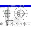 ATE 24.0125-0141.1 Bremsscheiben 2 Stück OPEL