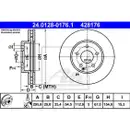 ATE 24.0128-0176.1 Bremsscheiben 2 Stück MERCEDES-BENZ