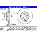 ATE 24.0130-0114.1 Bremsscheiben 2 Stück VW