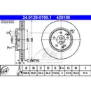 ATE 24.0128-0106.1 Bremsscheiben 2 Stück MERCEDES-BENZ