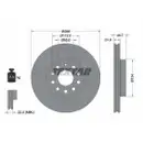 TEXTAR 92120805 Bremsscheiben 2 Stück VW