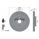 Original TEXTAR 92284205 Bremsscheiben 2 Stück vorne für MERCEDES-BENZ