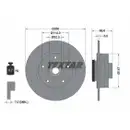 TEXTAR 92291003 Bremsscheiben 2 Stück hinten für RENAULT