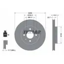 Original TEXTAR 92292103 Bremsscheiben 2 Stück vorne für RENAULT
