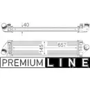 Ladeluftkühler Mahle CI 394 000P Behr *** Premium Line *** für Ford