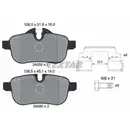 Original Textar Bremsenset Scheiben Ø300 belüftet Beläge WK hinten BMW Z4 Roadst