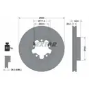 TEXTAR 92151903 Bremsscheiben 2 Stück FORD