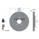 TEXTAR 92181503 Bremsscheiben 2 Stück DODGE