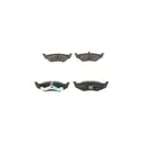 BOSCH 0 986 494 585 Bremsbelagsatz, Scheibenbremse