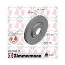 ZIMMERMANN 370.3087.20 Bremsscheiben 2 Stück für MAZDA
