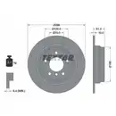 TEXTAR 92076603 Bremsscheiben 2 Stück BMW