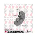 Zimmermann 470.2447.00 Bremsscheiben 2 Stück RENAULT