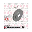 ZIMMERMANN 370.3065.20 Bremsscheiben 2 Stück MAZDA