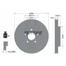 TEXTAR 92184503 Bremsscheiben 2 Stück JEEP