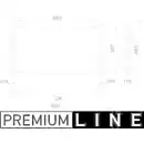 MAHLE CR 1697 000P Kühlmittelkühler für OPEL, VAUXHALL