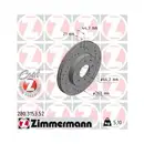 Original ZIMMERMANN 280.3153.52 Bremsscheiben 2 Stück für HONDA