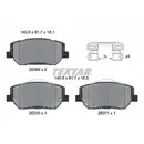 Bremsbelagsatz Scheibenbremse Textar 2636901 für Hyundai Vorderachse