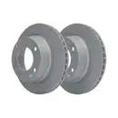 ATE 24.0124-0190.1 Bremsscheiben 2 Stück PORSCHE
